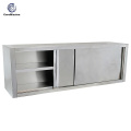 Gabinete de pared con puerta corrediza de acero inoxidable para montaje en pared